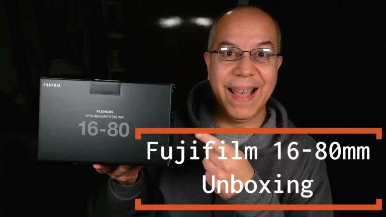 Unboxing Fujifilm 16-80mm Lens