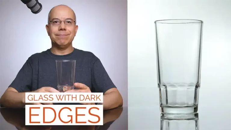 Quarantine: Photograph a Glass with Dark Edges