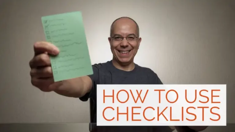 Using Checklists in Photography and Video