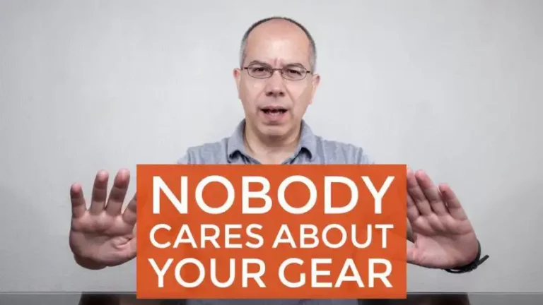 Nobody Cares About Your Gear