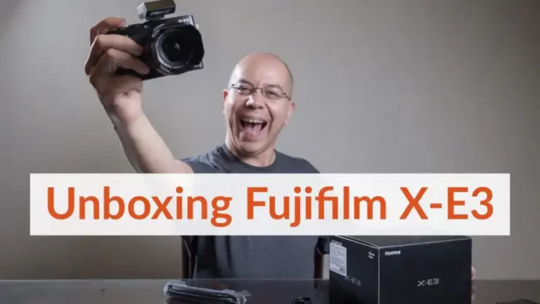 Unboxing The Fujifilm X-E3
